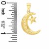 Thumbnail Image 2 of Moon and Star Charm in 10K Gold