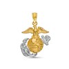 Thumbnail Image 1 of Sterling Silver and 14K Gold Plate Marine Charm
