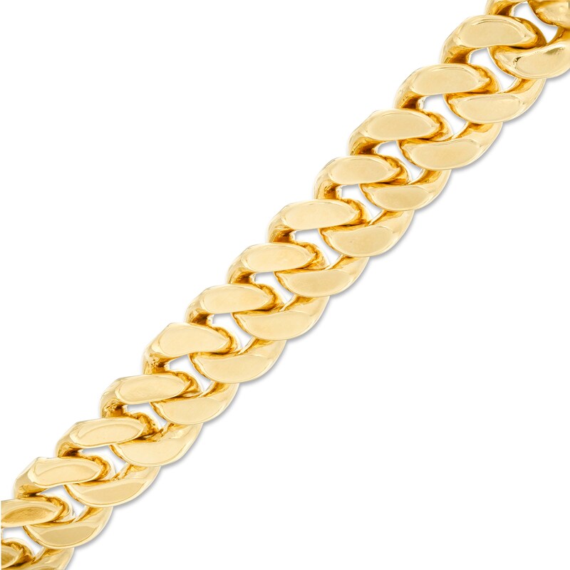 RM® 7mm Cuban Link Chain Bracelet in Brass with 14K Gold Plate - 8.5"