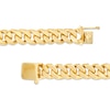 Thumbnail Image 1 of RM®  7mm Cuban Link Chain Bracelet in Brass with 14K Gold Plate - 8.5"