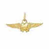 Thumbnail Image 1 of Airforce Symbol Necklace Charm in 10K Gold