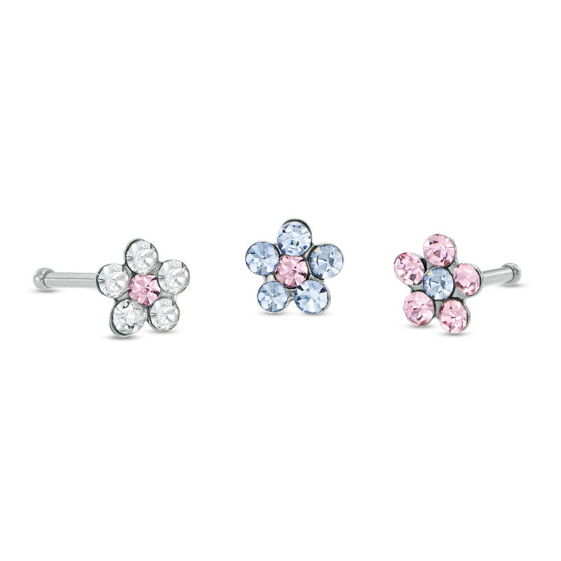 Multi colored nose stud 2025