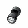 Thumbnail Image 1 of Fake 016 Gauge Black Acrylic Plugs with Crystal in Stainless Steel