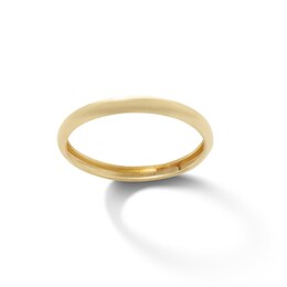 2mm Polished Band in 10K Gold - Size 4
