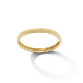 2mm Polished Band in 10K Gold
