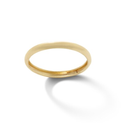 2mm Polished Band in 10K Gold