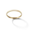 2mm Polished Band in 10K Gold - Size 9