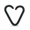 Thumbnail Image 1 of 018 Gauge Open Heart Captive Bead Ring in Black IP Stainless Steel - 5/16"