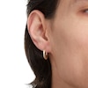 Thumbnail Image 1 of Diamond-Cut Hoop Earrings in 10K Gold