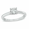 Thumbnail Image 0 of 1/3 CT. Diamond Solitaire Engagement Ring in 10K White Gold - Size 7