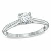 Thumbnail Image 1 of 1/4 CT. Diamond Solitaire Engagement Ring in 10K White Gold - Size 7