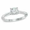 Thumbnail Image 0 of 3/8 CT. Diamond Solitaire Engagement Ring in 10K White Gold - Size 7