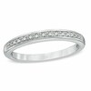 Thumbnail Image 1 of Diamond Accent Wedding Band in 10K White Gold - Size 7