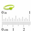 018 Gauge Neon Yellow Captive Bead Ring Pair in Stainless Steel - 5/16"