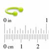 Thumbnail Image 2 of 016 Gauge Horseshoe Pair in Neon Yellow Stainless Steel - 5/16"