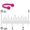 Thumbnail Image 2 of 016 Gauge Horseshoe Pair in Neon Pink Stainless Steel - 5/16"