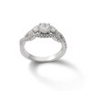Thumbnail Image 0 of Cubic Zirconia Three Stone Ring in Sterling Silver - Size 6