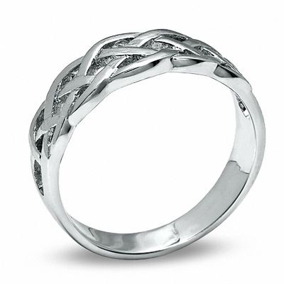 Sterling Silver Open Link Ring - Size 9