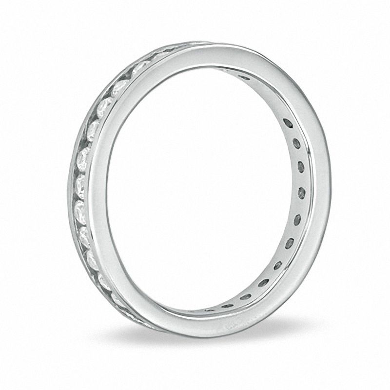 Main Image 2 of Child's Cubic Zirconia Eternity Band in Sterling Silver - Size 2