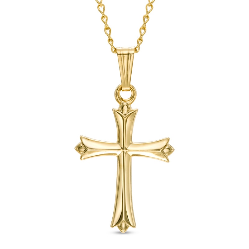 Child's Cross Pendant in 14K Gold Fill - 15