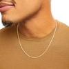 Thumbnail Image 1 of 016 Gauge Rope Chain Necklace in 10K Solid Gold Bonded Sterling Silver - 22"