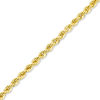 Thumbnail Image 1 of 10K Gold Bonded Sterling Silver Rope Chain Anklet - 9"
