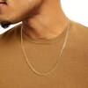 Thumbnail Image 1 of 120 Gauge Curb Chain Necklace in 10K Hollow Gold Bonded Sterling Silver - 24"