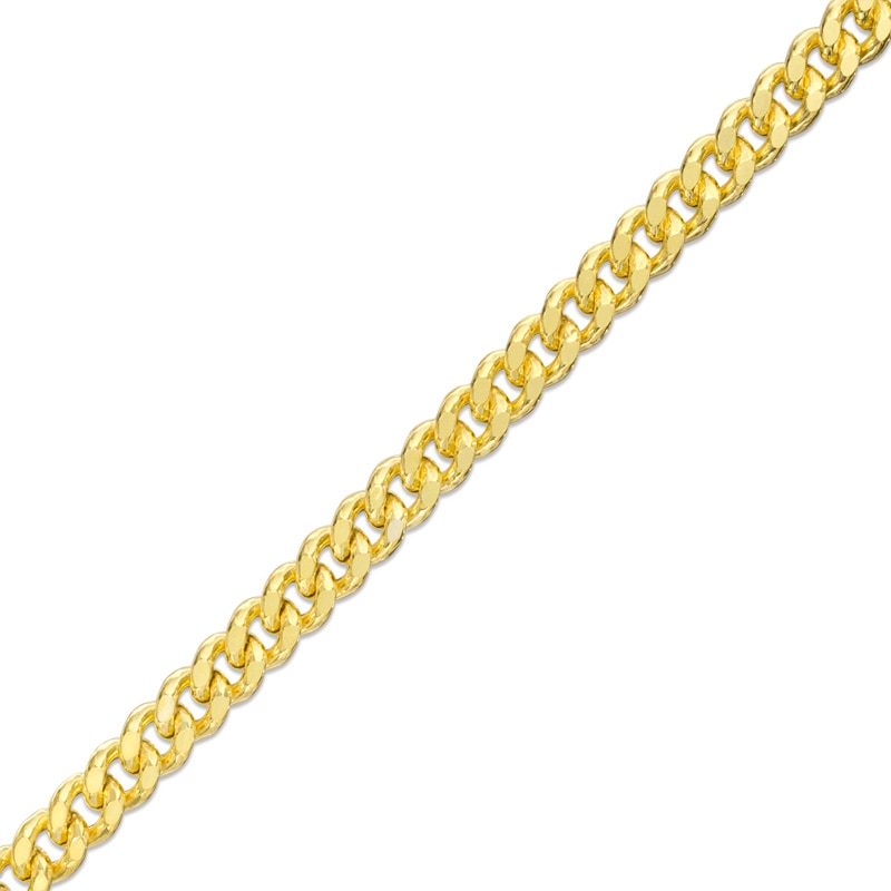 Main Image 1 of 160 Gauge Curb Chain Bracelet in 10K Gold Bonded Sterling Silver - 8.5"
