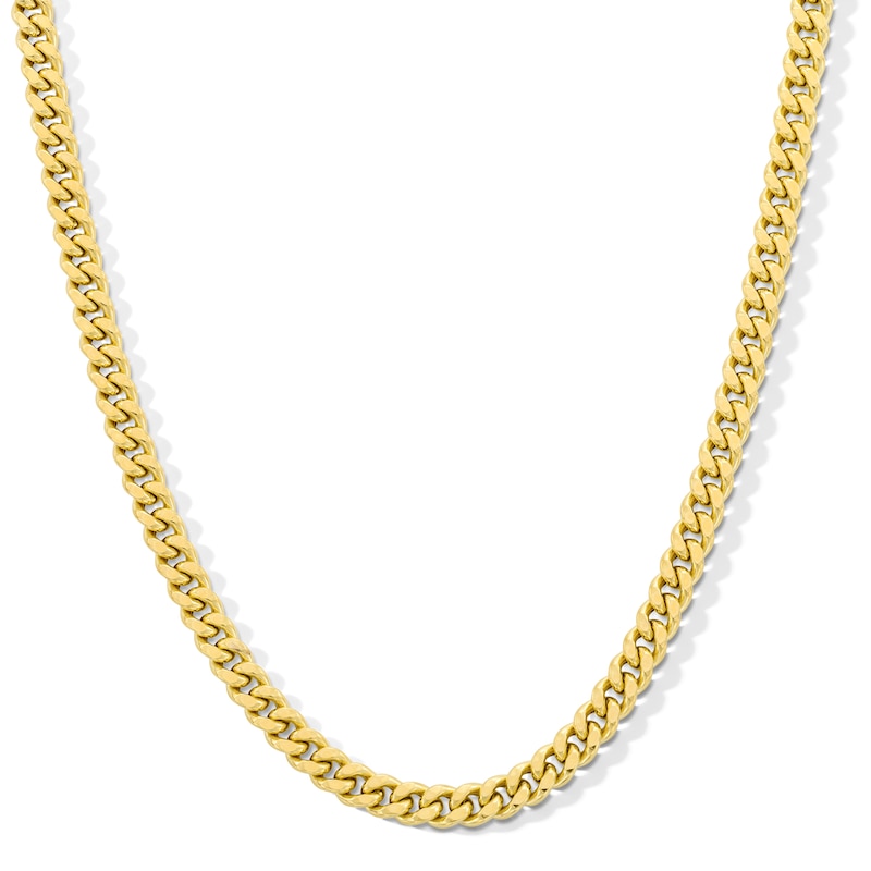 10K Hollow Gold Curb Chain