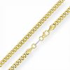 Thumbnail Image 1 of 10K Gold Bonded Sterling Silver 120 Gauge Curb Chain Necklace - 24"