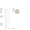 Thumbnail Image 4 of Cubic Zirconia Round Stud Earrings in 10K Gold