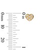 Thumbnail Image 2 of Child's Cubic Zirconia Heart Stud Earrings in 10K Gold