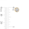 Thumbnail Image 4 of 5mm Cubic Zirconia Stud Earrings in 10K Gold