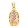 Thumbnail Image 1 of Our Lady of Guadalupe Necklace Charm in 14K Tri-Tone Gold