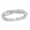 Thumbnail Image 1 of Diamond Accent Wedding Band in Platinaire® - Size 7