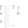 Thumbnail Image 5 of Cubic Zirconia Curved Drop Earrings in Sterling Silver
