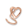Thumbnail Image 1 of 022 Gauge Heart Nose Stud in 14K Rose Gold