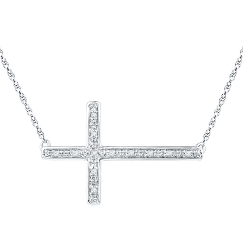Sideways crucifix outlet