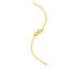 Thumbnail Image 3 of Sideways Infinity Bracelet in 10K Gold - 7.5"