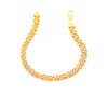Thumbnail Image 3 of Byzantine Chain Bracelet in 10K Gold - 7.5"