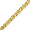 Thumbnail Image 1 of 6mm Byzantine Chain Bracelet in 10K Gold Bonded Sterling Silver - 7.5"