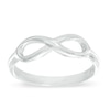Thumbnail Image 1 of Sideways Infinity Ring in Sterling Silver - Size 6