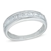 Thumbnail Image 0 of Princess-Cut Cubic Zirconia Band in Sterling Silver - Size 5