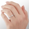 Cubic Zirconia Band in Sterling Silver - Size 5