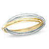 Thumbnail Image 0 of Rolling Ring in 10K Two-Tone Gold - Size 8