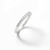 Cubic Zirconia Band in Sterling Silver - Size 5
