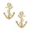 Thumbnail Image 1 of Cubic Zirconia Anchor Stud Earrings in 10K Gold