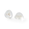 Thumbnail Image 2 of Cubic Zirconia Leaf Stud Earrings in 10K Gold