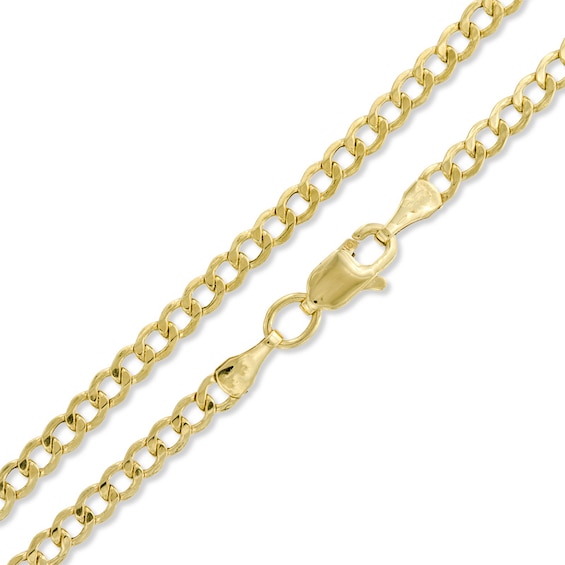 Gauge Curb Chain Bracelet in 10K Gold