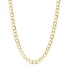 Thumbnail Image 1 of 10K Gold 100 Gauge Curb Chain Necklace - 20&quot;